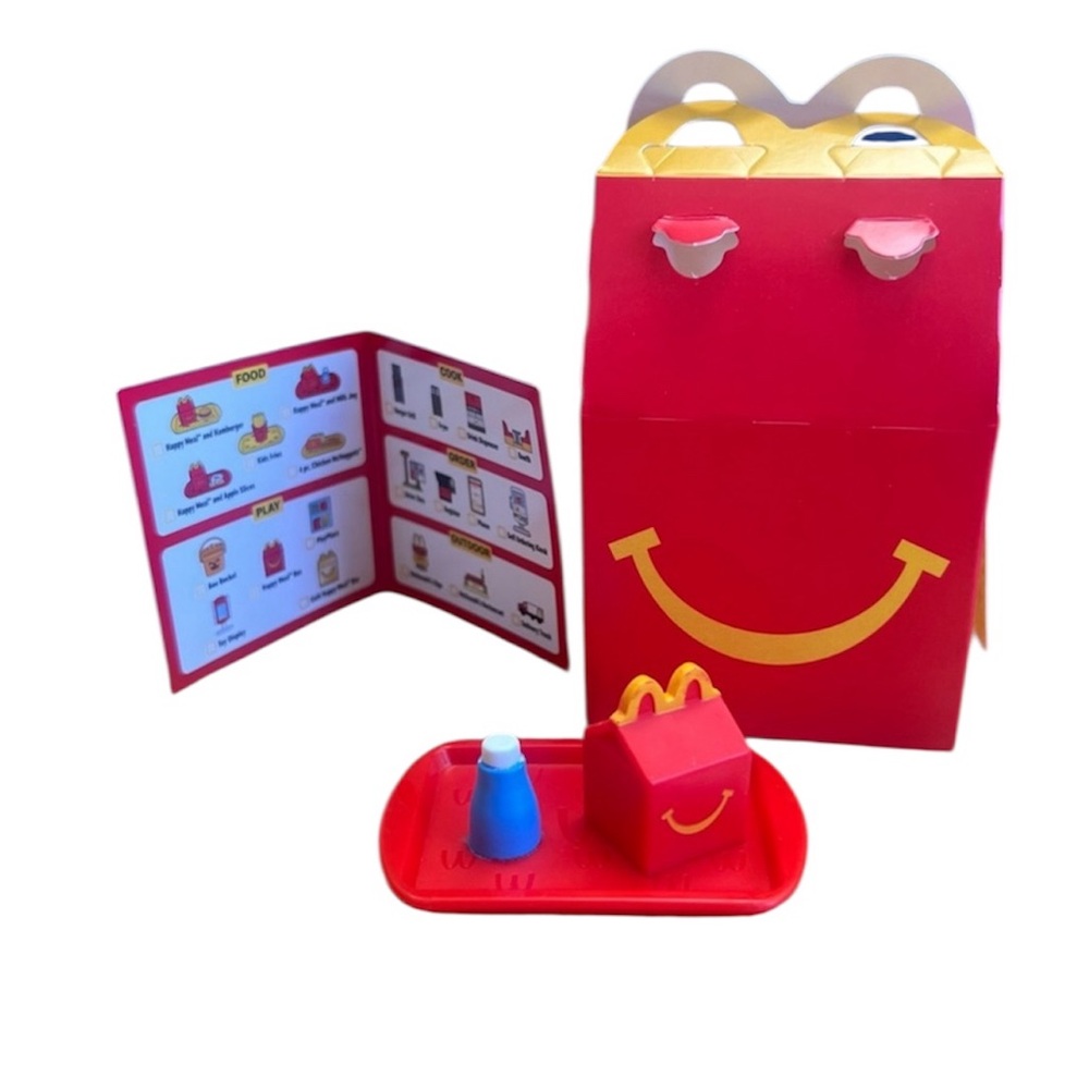 Lil McDonalds Happy Meal Tray and Milk Jug Toy #15 RARE‎ 2025
